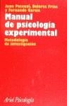 MANUAL DE PSICOLOGIA EXPERIMENTAL | 9788434408685 | PASCUAL, JUAN