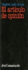 ARTICULO DE OPINION EL | 9788434412736 | GROSS, LEON