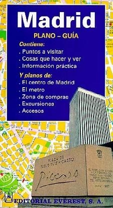 MADRID PLANO-GUIA | 9788424141011 | CARTOGRAFÍA EVEREST