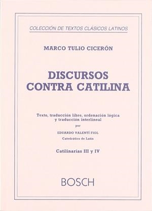 DISCURSOS CONTRA CATILINA | 9788471624185 | CICERON, MARCO TULIO