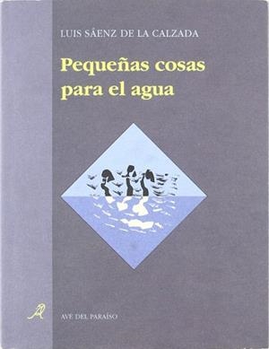PEQUEÑAS COSAS PARA EL AGUA | 9788488547200 | SAENZ DE LA CALZADA