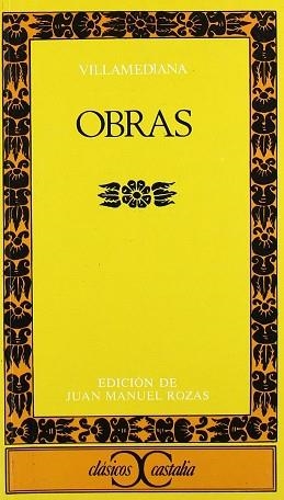 OBRAS (VILLAMEDIANA) (CC 8) | 9788470390913 | VILLAMEDIANA, JUAN DE TASSIS Y PERALTA