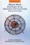 SOCIOLOGIA DE LAS RELACIONES INTERNACIONALES | 9788420622156 | MERLE, MARCEL