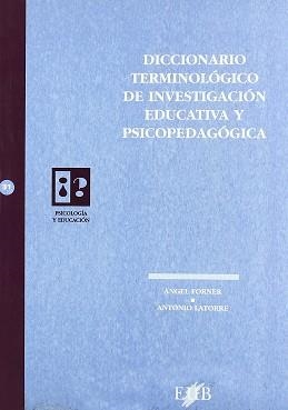 DICCIONARIO TERMINOLOGICO DE INVESTIGACION EDUCATI | 9788489607750 | FORNER- LATORRE