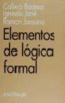 ELEMENTOS DE LOGICA FORMAL | 9788434487482 | BADESA, CALIXTO