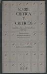 SOBRE CRITICA Y CRITICOS | 9788424914653 | ALBORG ESCARTI, JUAN LUIS